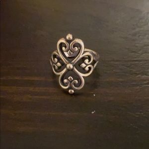 James Avery Adorned Hearts Ring